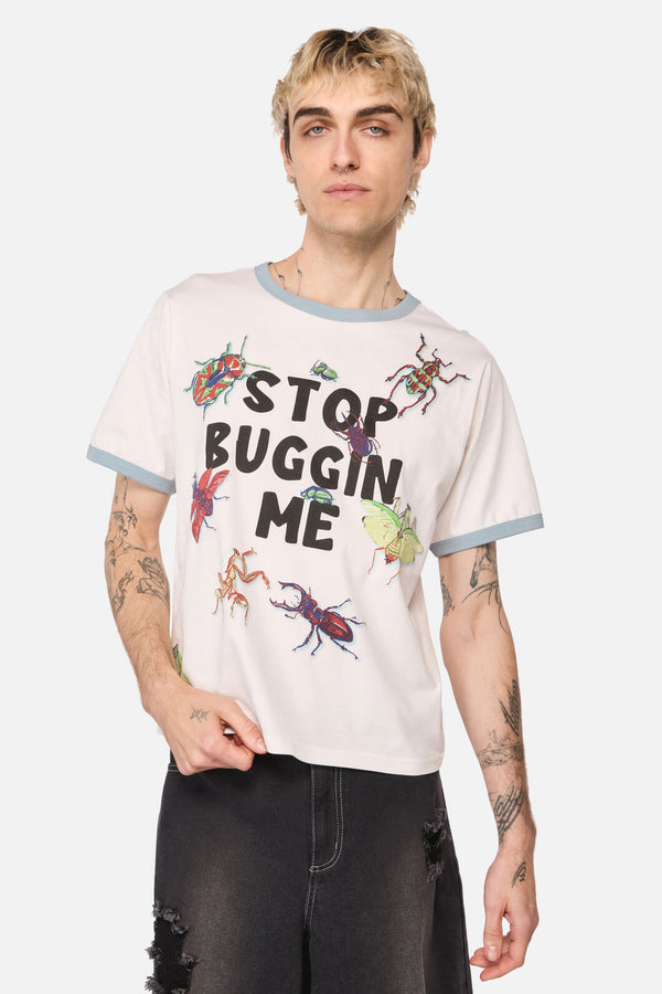 Dangerfield - Stop Buggin Me Tee - cream