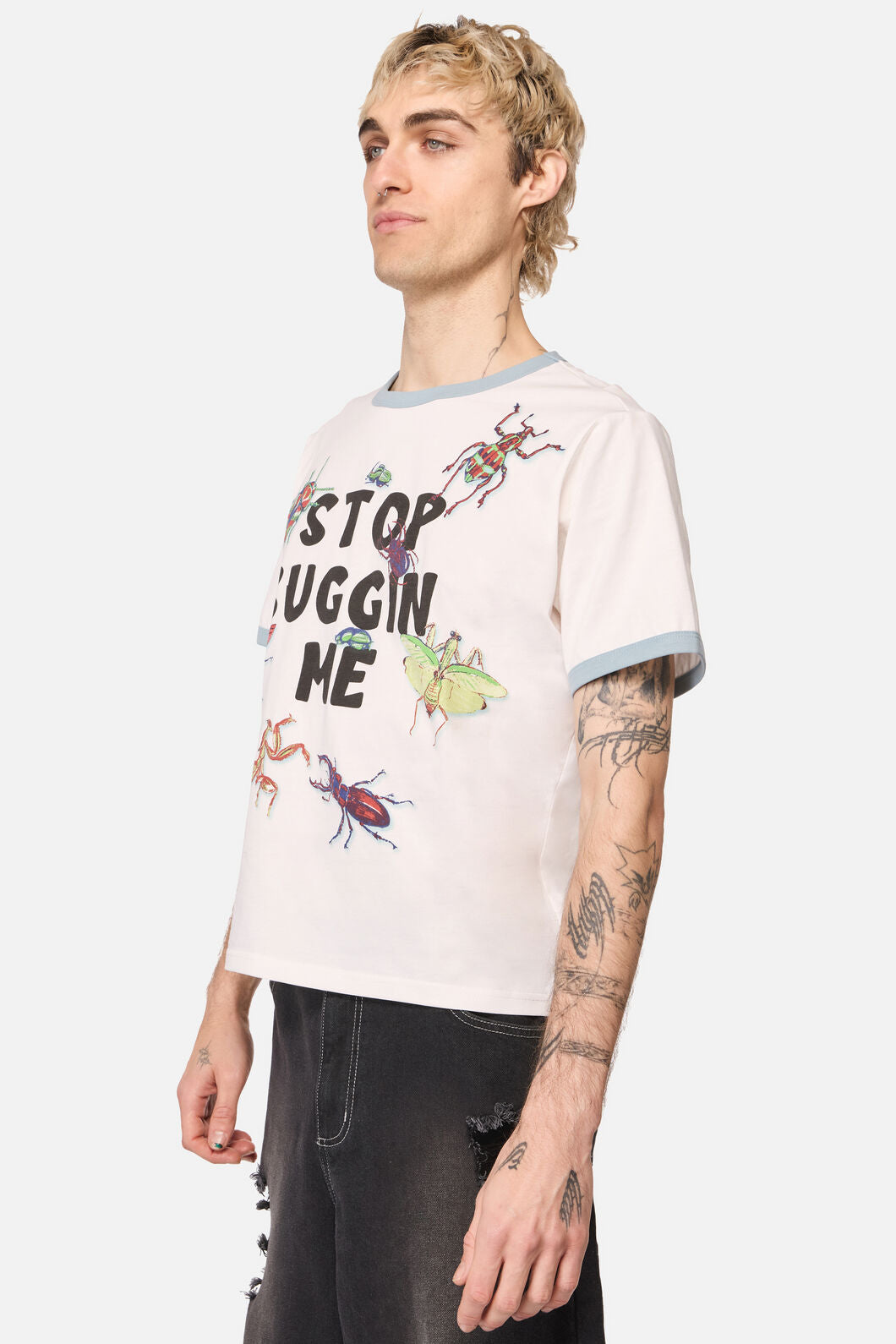 Dangerfield - Stop Buggin Me Tee - cream