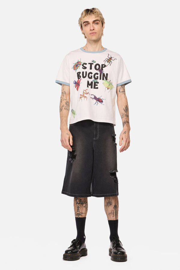 Dangerfield - Stop Buggin Me Tee - cream