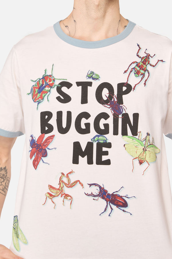 Dangerfield - Stop Buggin Me Tee - cream