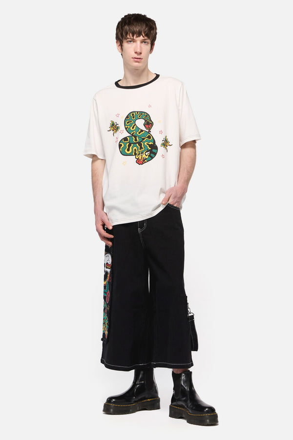 Dangerfield - Lawless Print Tee - white