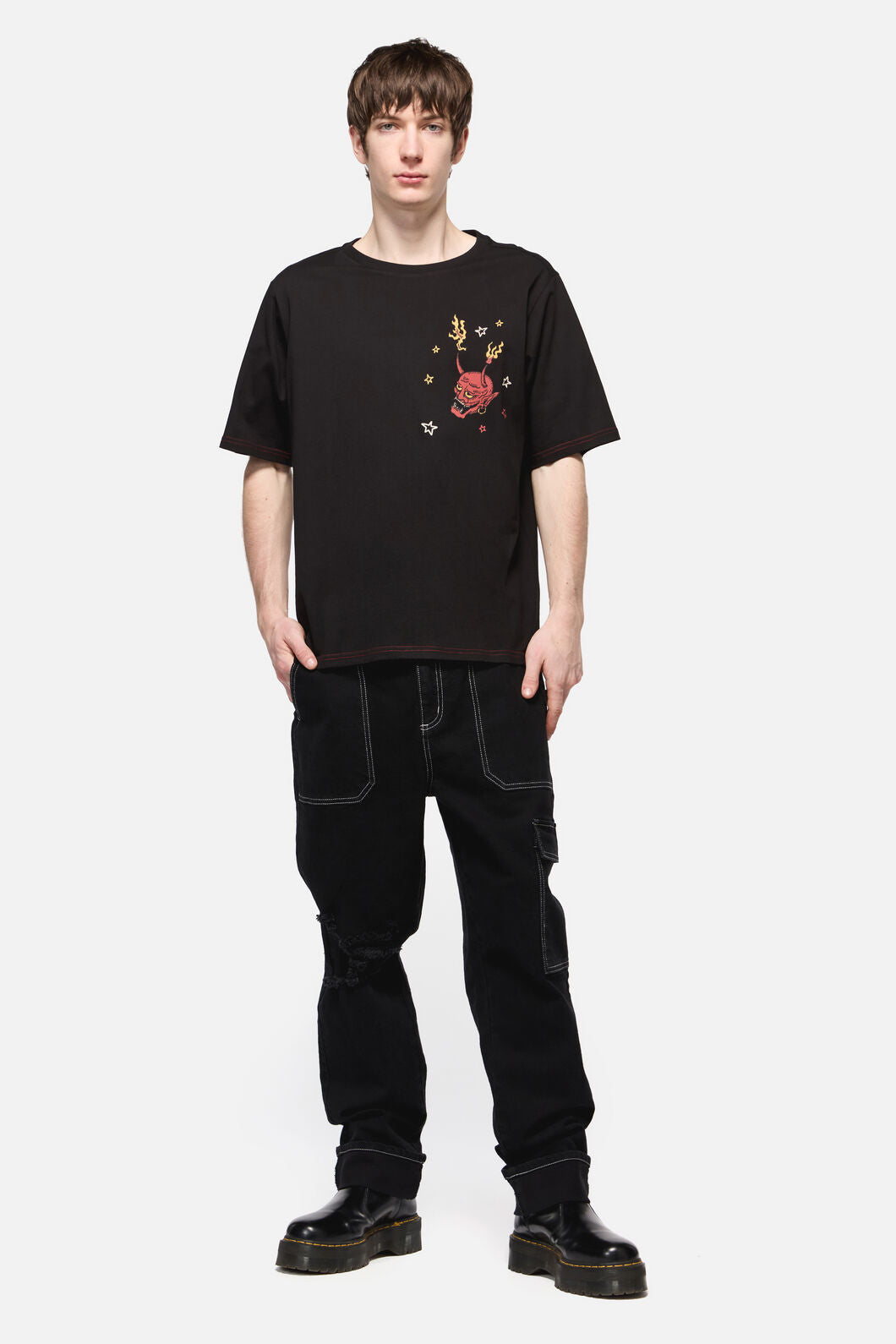 Dangerfield - Lawless Grim Placement Tee - black