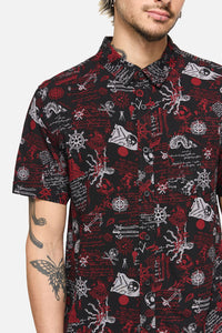 Dangerfield - Pirate Punk Short Sleeve Shirt - black