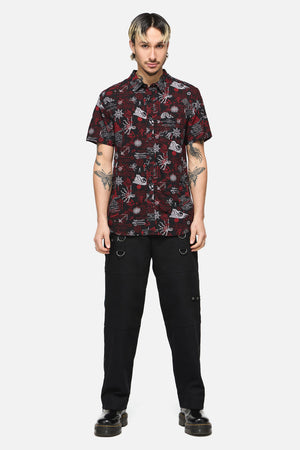 Dangerfield - Pirate Punk Short Sleeve Shirt - black