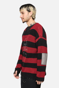 Dangerfield - Piracy Punk Knit Jumper - grey