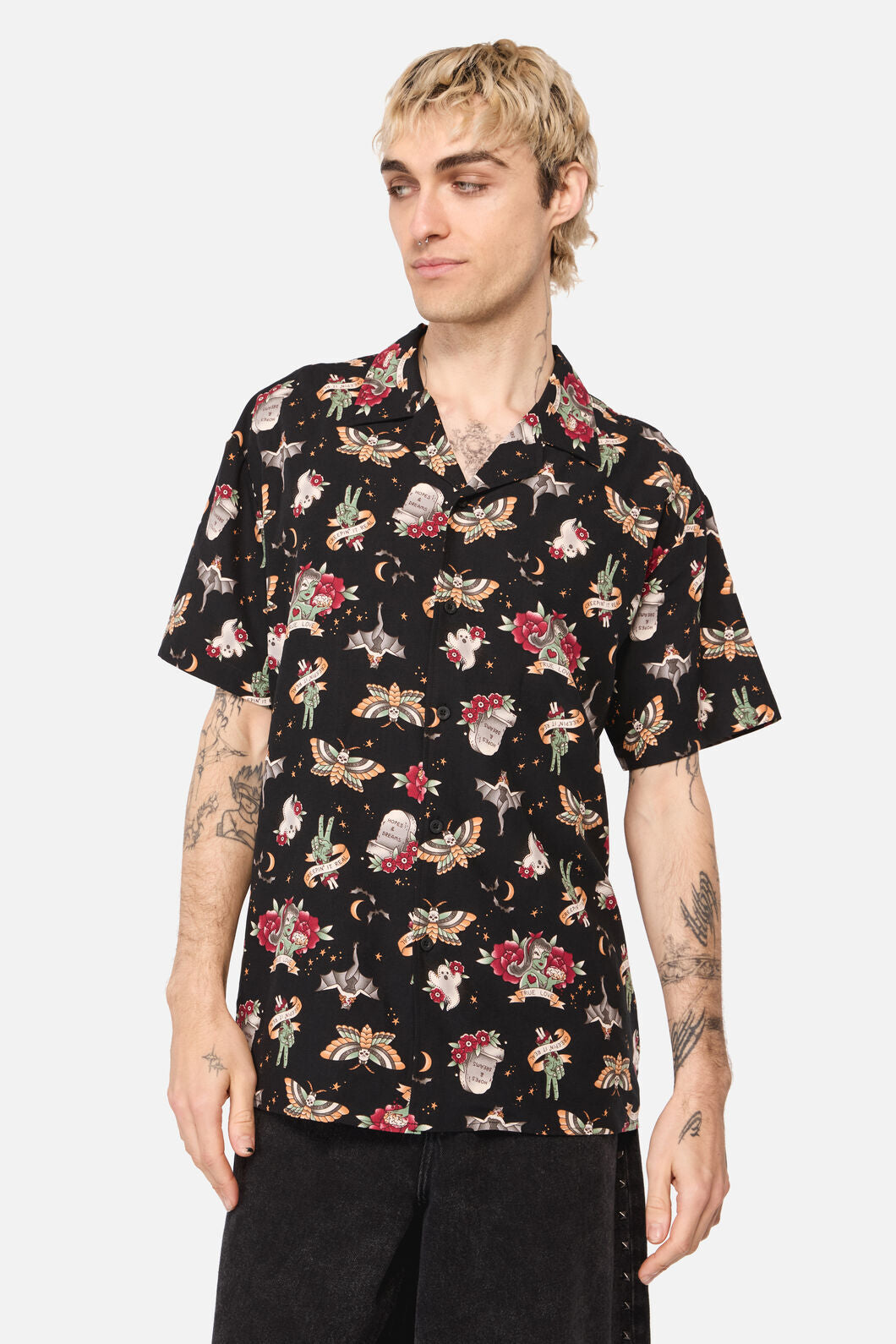 Dangerfield - All Hallows Eve SS Shirt - black