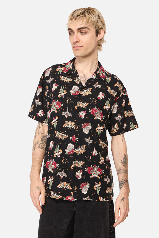 Dangerfield - All Hallows Eve SS Shirt - black