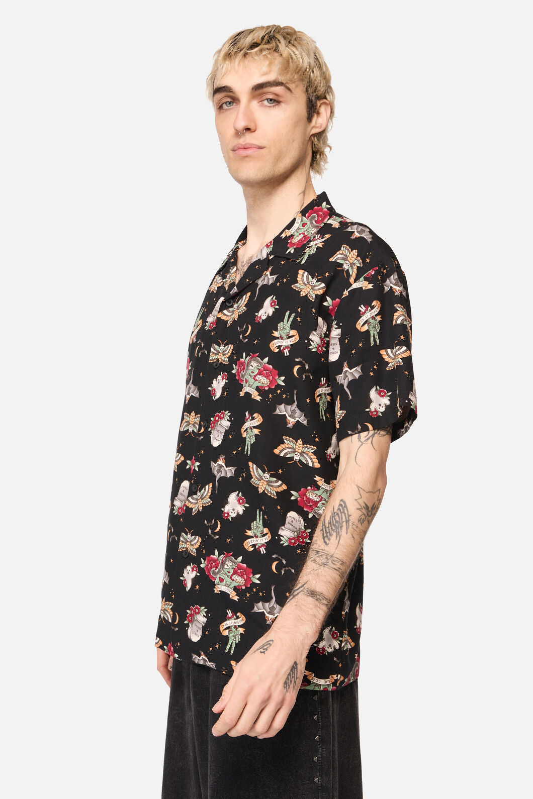 Dangerfield - All Hallows Eve SS Shirt - black