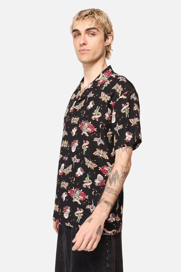Dangerfield - All Hallows Eve SS Shirt - black