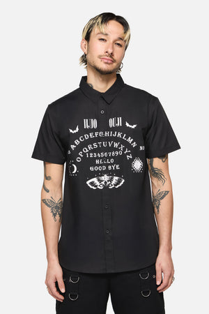 Dangerfield - Seance Goth Short Sleeve Shirt - black