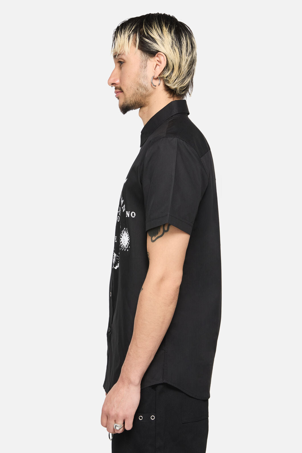 Dangerfield - Seance Goth Short Sleeve Shirt - black