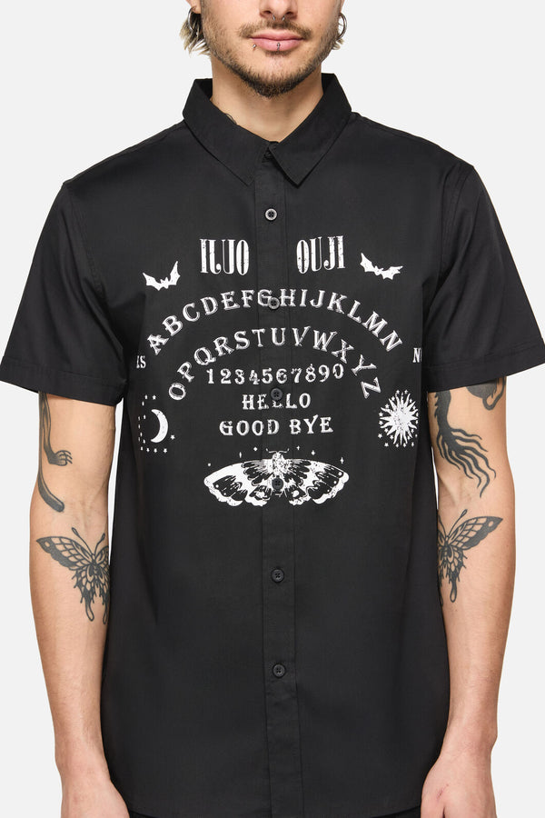 Dangerfield - Seance Goth Short Sleeve Shirt - black