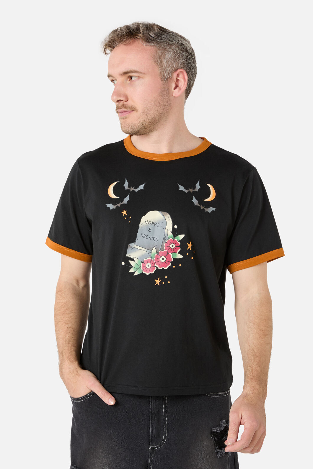 Dangerfield - Unisex All Hallows Eve Boxy Tee - black