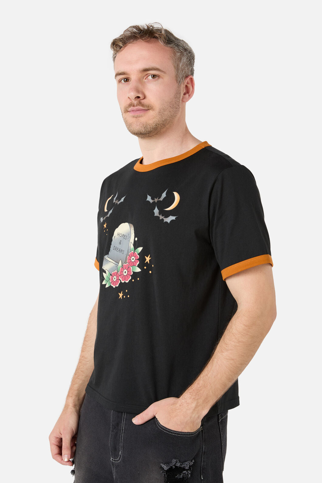 Dangerfield - Unisex All Hallows Eve Boxy Tee - black