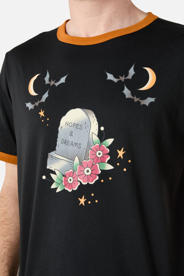 Dangerfield - Unisex All Hallows Eve Boxy Tee - black