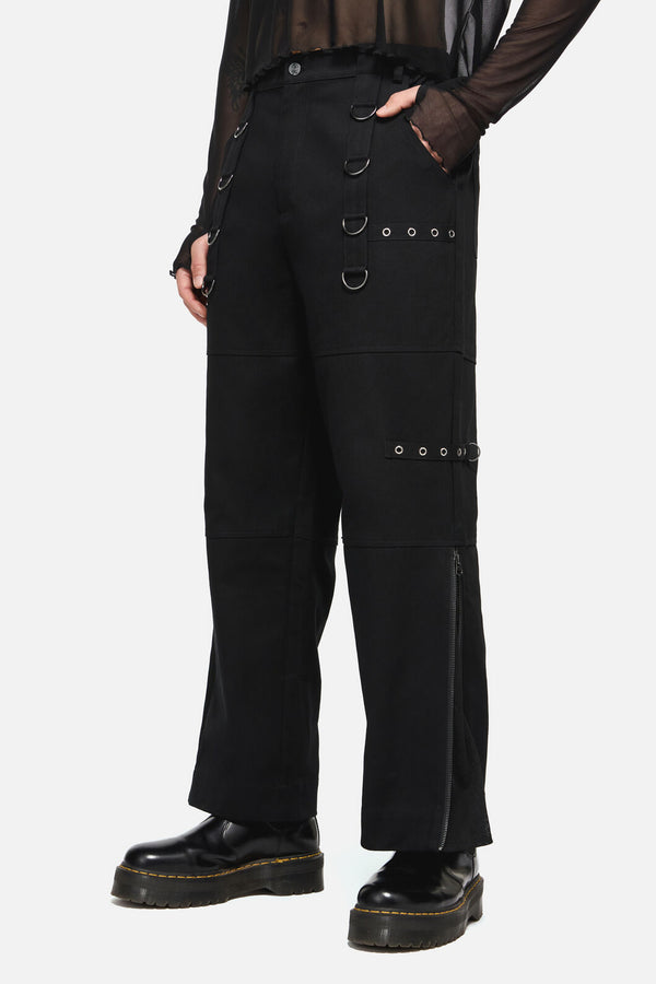 Dangerfield - Trickz Punk Zip Cargo Pant - black
