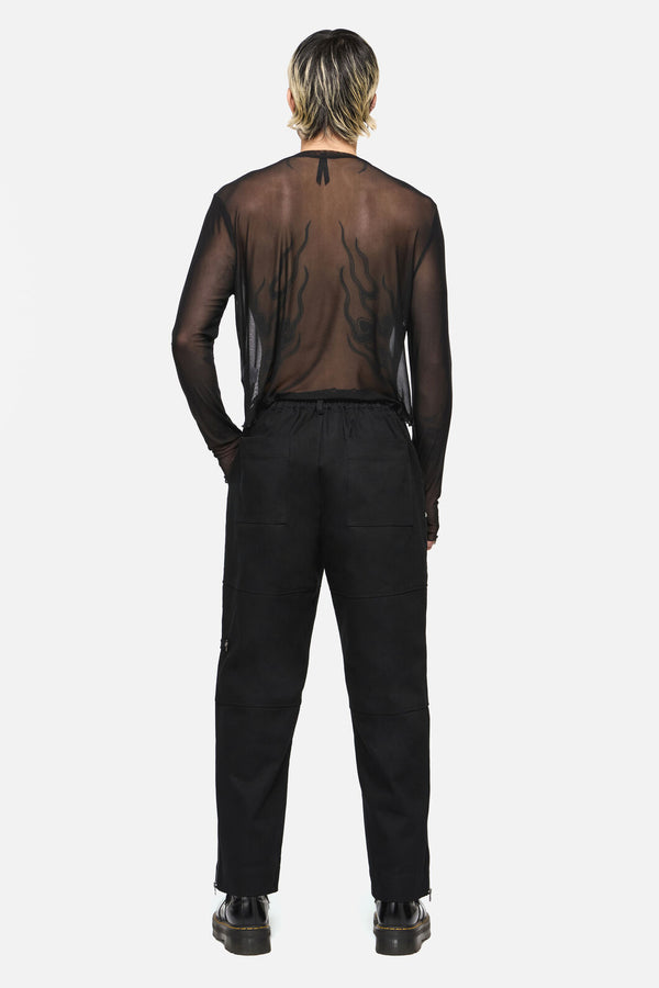 Dangerfield - Trickz Punk Zip Cargo Pant - black