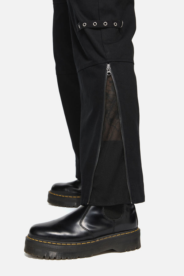 Dangerfield - Trickz Punk Zip Cargo Pant - black