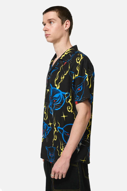Dangerfield - Panther Punk Short SleeveShirt - black