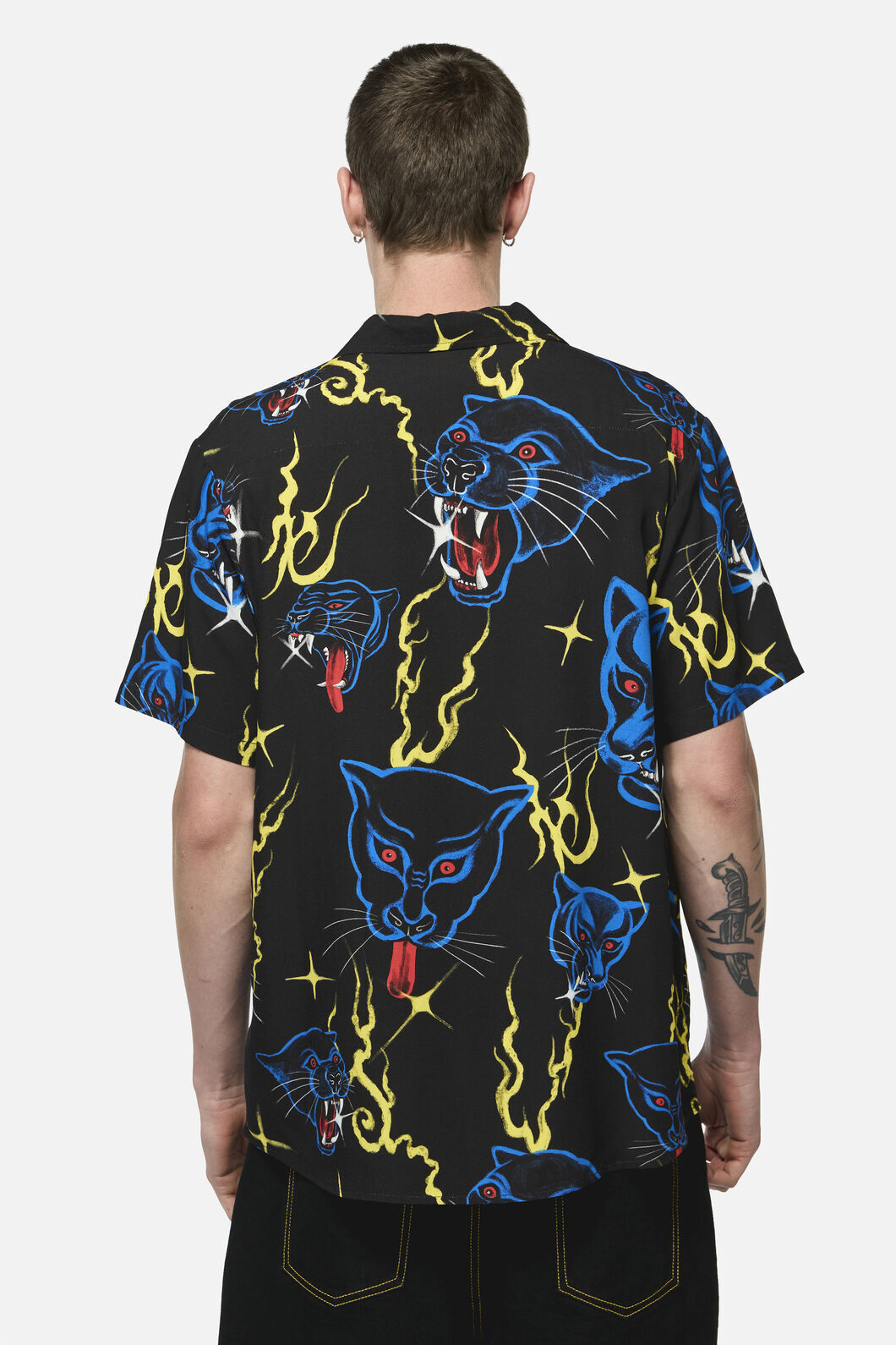 Dangerfield - Panther Punk Short SleeveShirt - black
