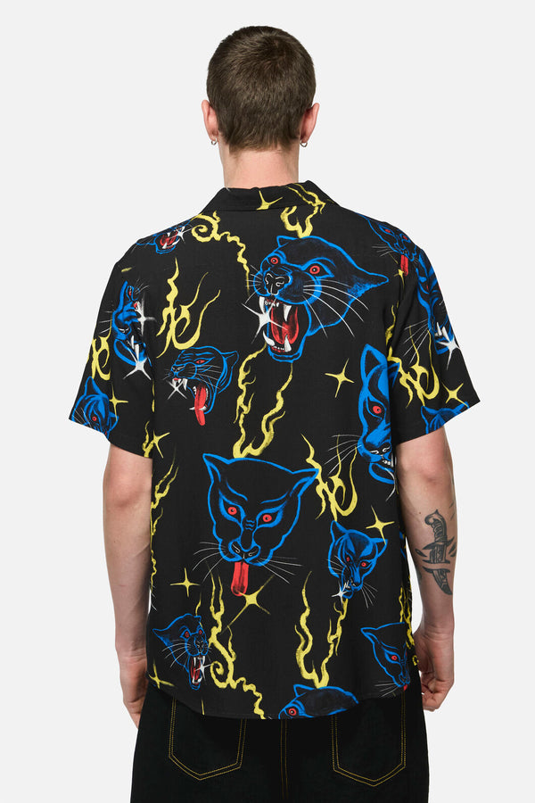 Dangerfield - Panther Punk Short SleeveShirt - black