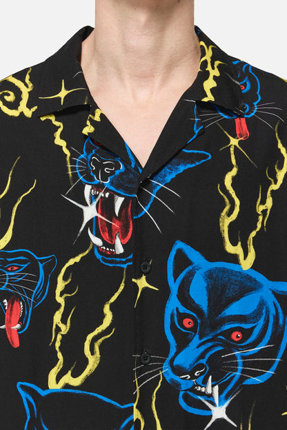 Dangerfield - Panther Punk Short SleeveShirt - black