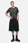 Dangerfield - Signals Goth Trim Cargo Short - black