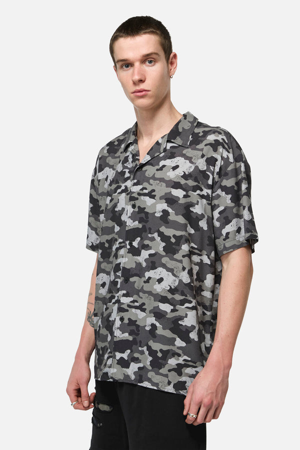 Dangerfield - Disruptive Camo SS Shirt - grey