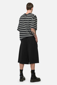 Dangerfield - Disruptive Cutout Camo Shorts - black