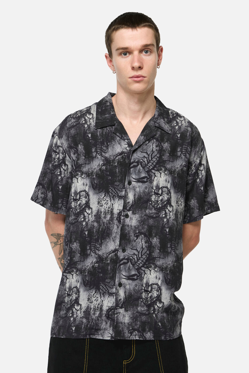 Dangerfield - Scorpius Goth SS Shirt - grey