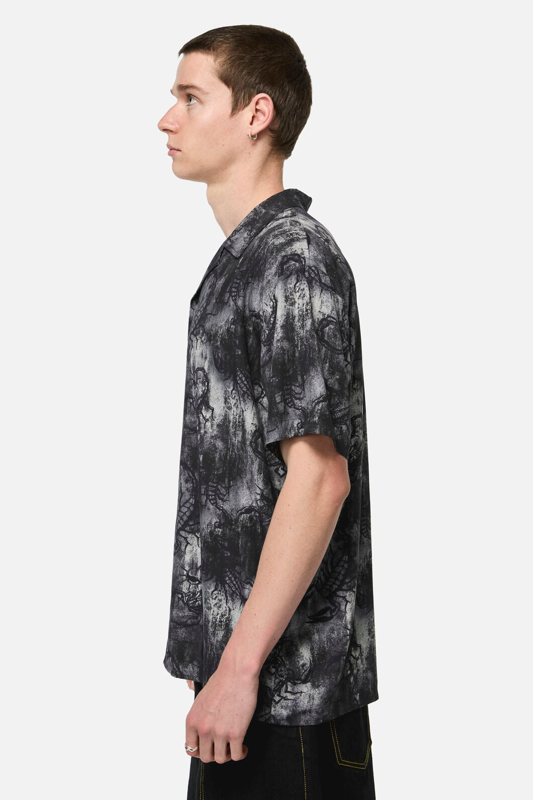 Dangerfield - Scorpius Goth SS Shirt - grey