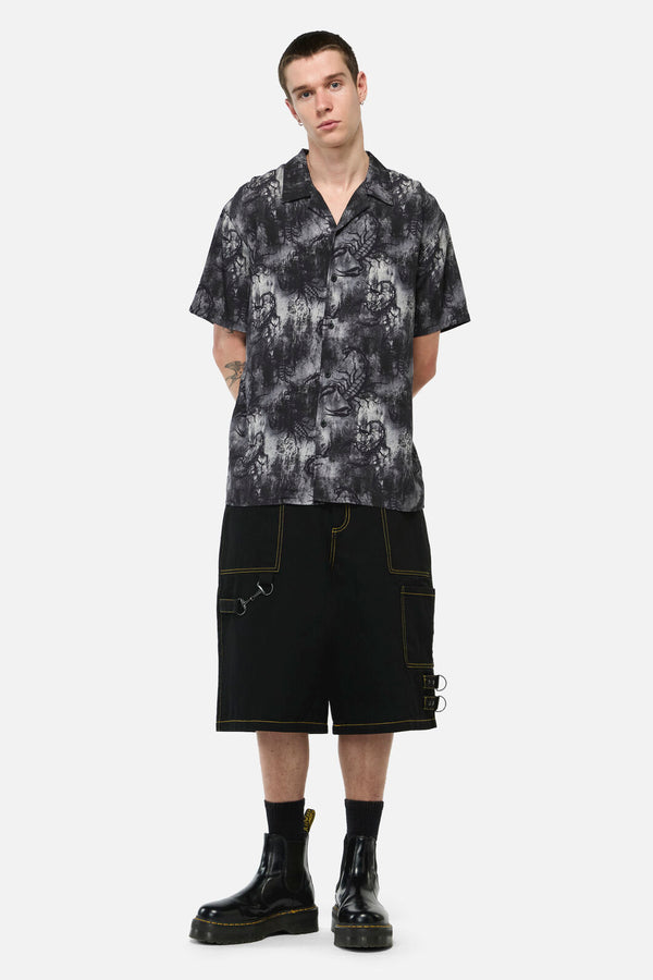 Dangerfield - Scorpius Goth SS Shirt - grey