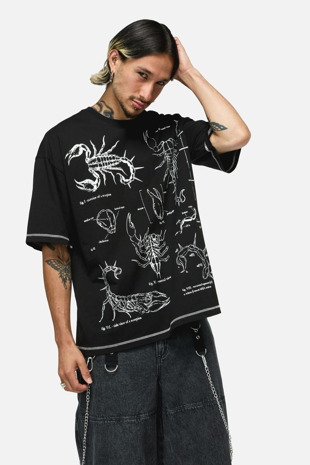 Dangerfield - Scorpius Goth Unisex Tee - black