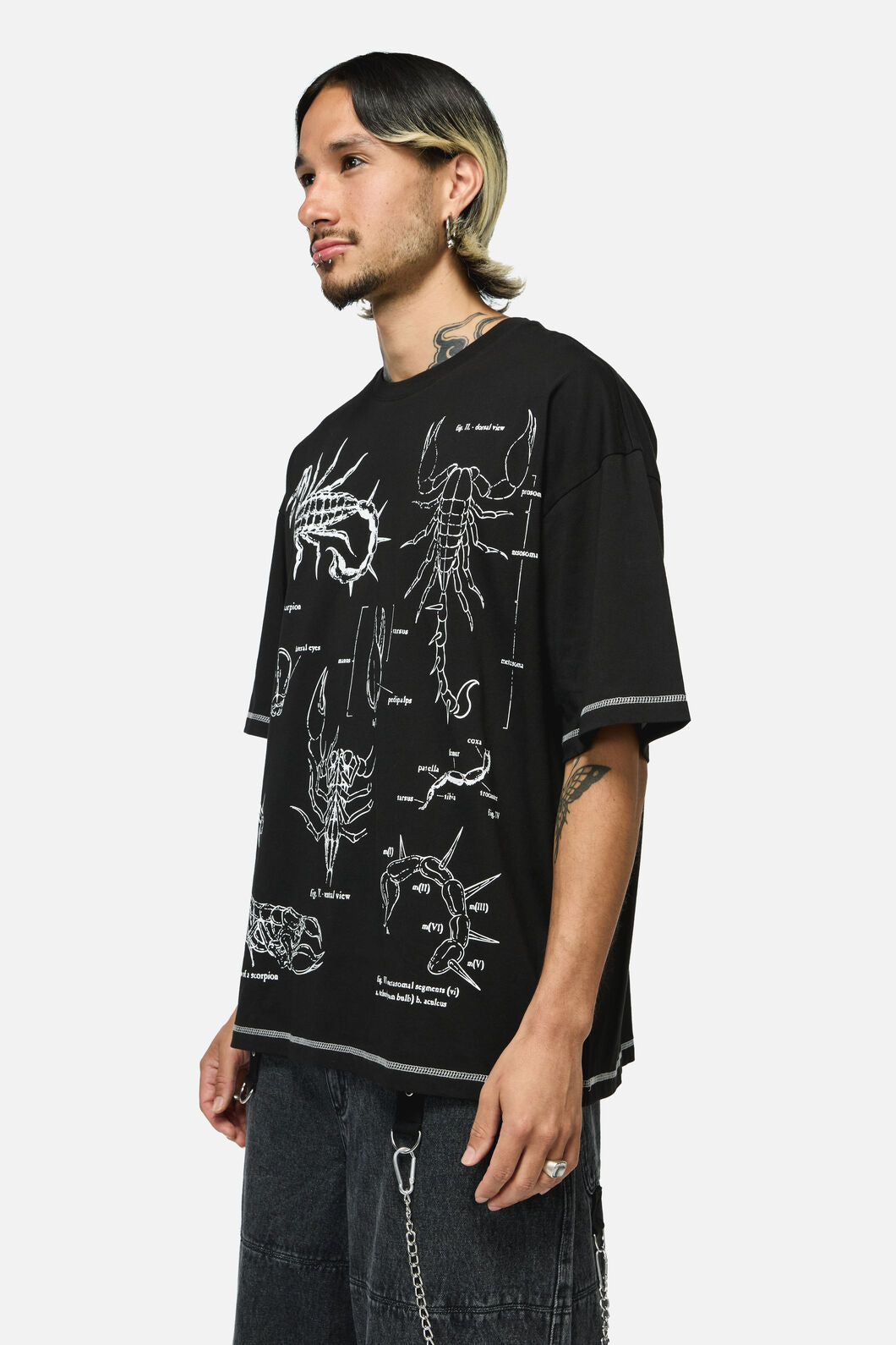 Dangerfield - Scorpius Goth Unisex Tee - black