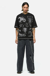 Dangerfield - Scorpius Goth Unisex Tee - black