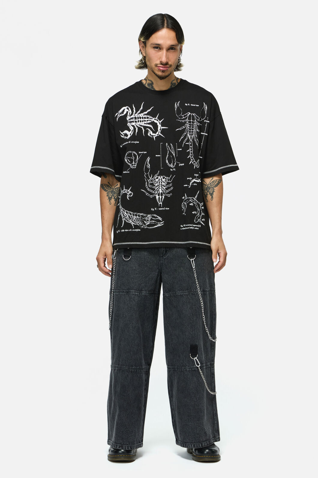 Dangerfield - Scorpius Goth Unisex Tee - black