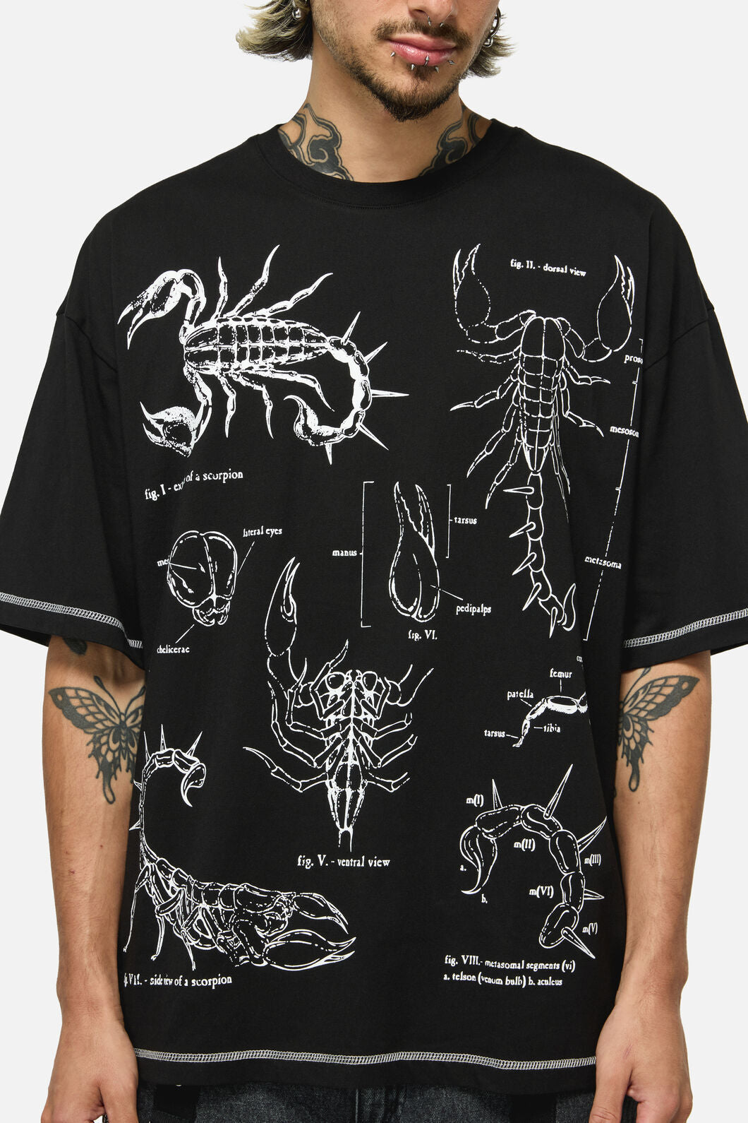 Dangerfield - Scorpius Goth Unisex Tee - black