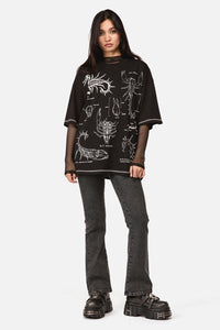 Dangerfield - Scorpius Goth Unisex Tee - black