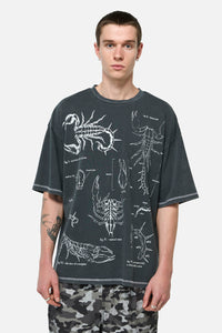 Dangerfield - Scorpius Goth Unisex Tee - grey