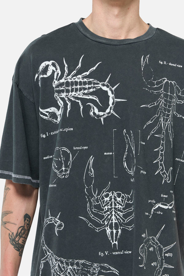 Dangerfield - Scorpius Goth Unisex Tee - grey