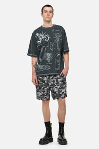 Dangerfield - Scorpius Goth Unisex Tee - grey