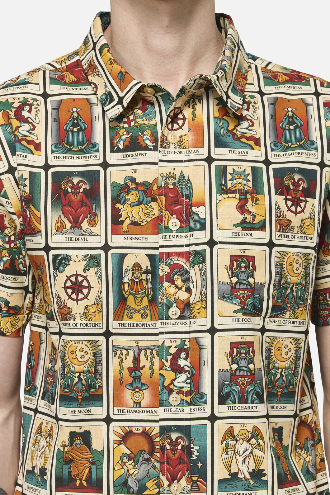 Dangerfield - Tarot Print Goth SS Shirt - multi