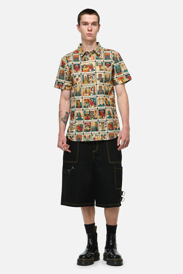 Dangerfield - Tarot Print Goth SS Shirt - multi