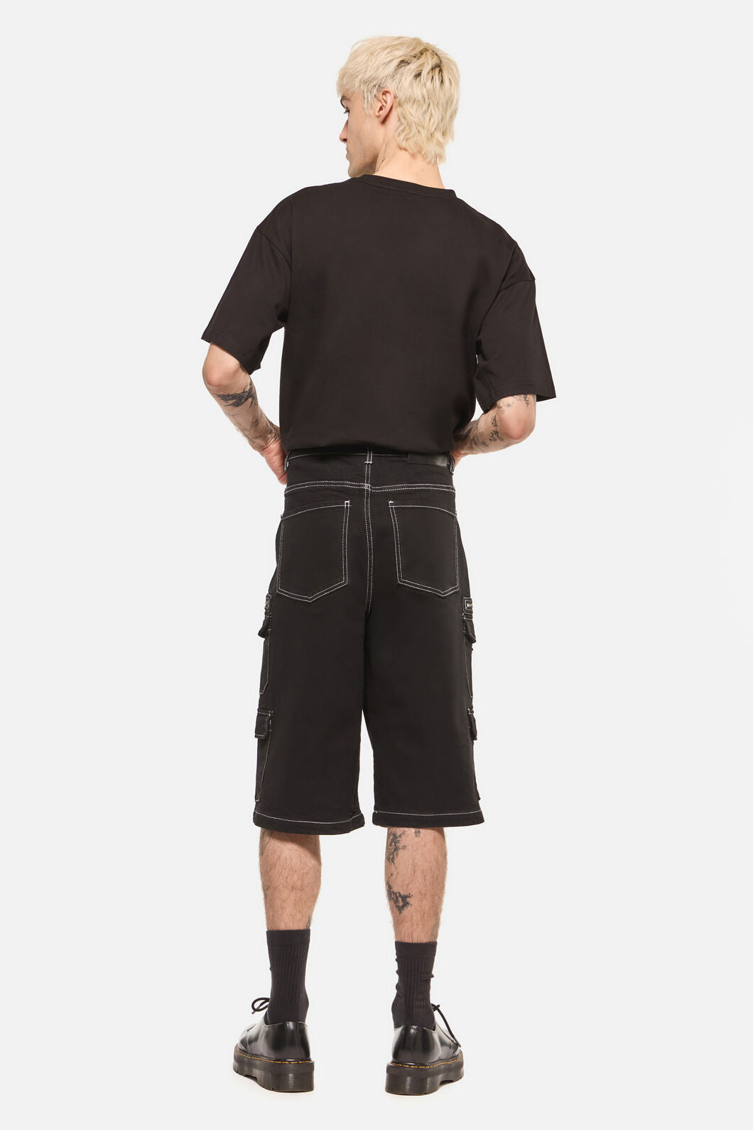 Dangerfield - Heathen Goth Pocket Jorts - black