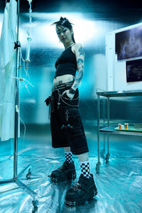 Dangerfield - Heathen Goth Pocket Jorts - black