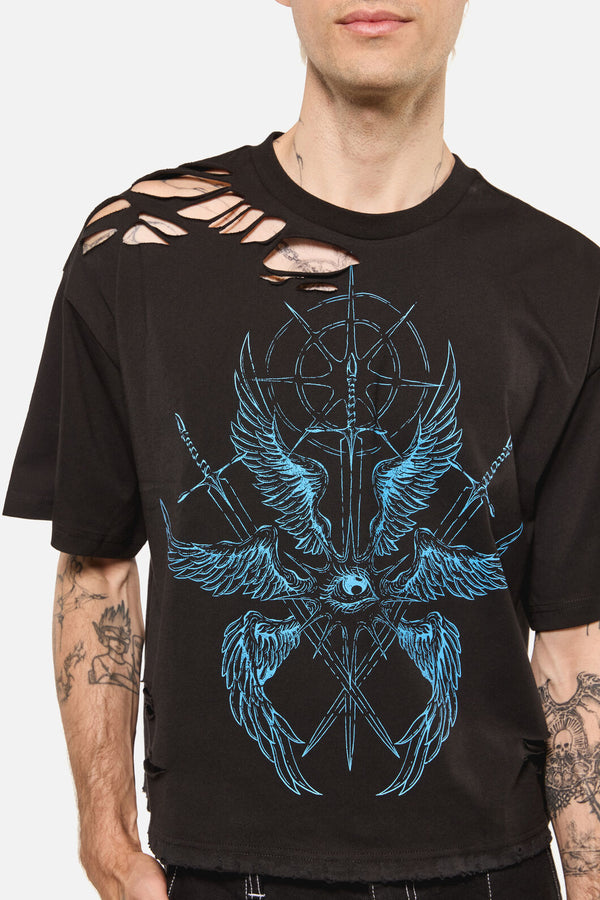 Dangerfield - Divination Unisex Tee - black