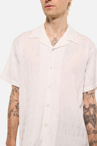 Dangerfield - Pond Stripe Unisex Shirt - white