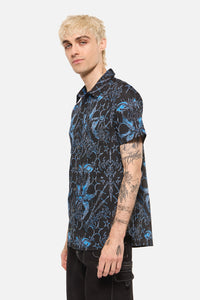Dangerfield - Heathen Goth Print Shirt - black