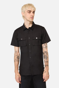 Dangerfield - Buckled Goth Shirt - black