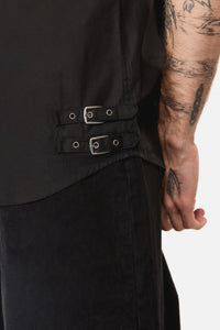 Dangerfield - Buckled Goth Shirt - black
